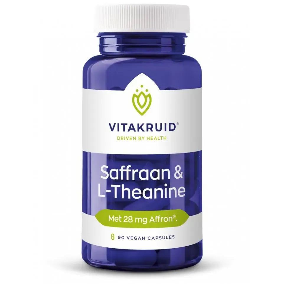Vitakruid Saffraan & L-Theanine 90 vcaps