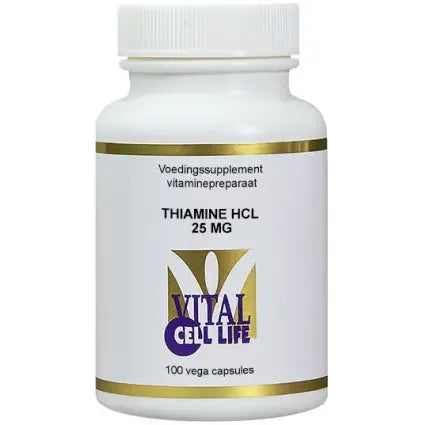 Vital Cell Life Thiamine HCL 25 mg 100 vcaps