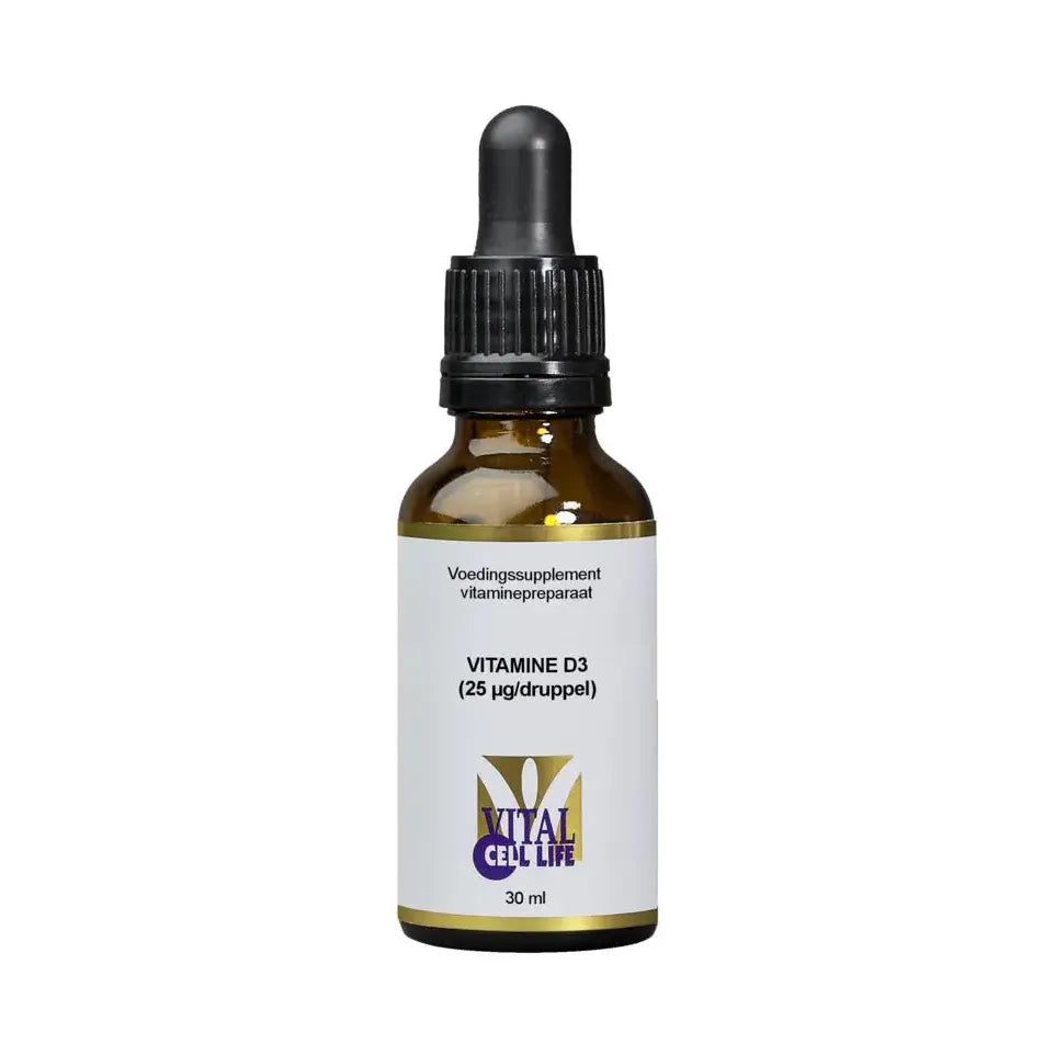Vital Cell Life Vitamine D3 25 mcg druppels 30 ml
