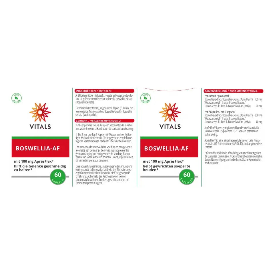 Vitals Boswellia - AF 60 capsules