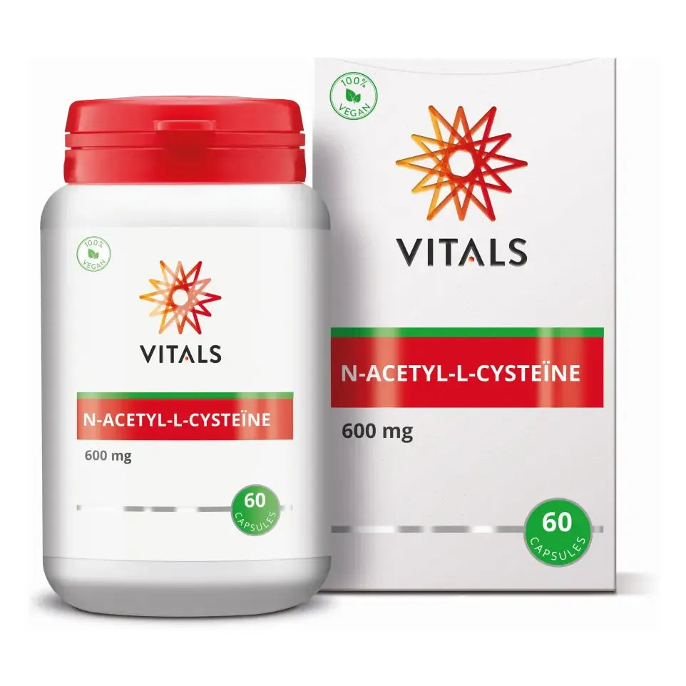 Vitals NAC N-Acetyl-L-cysteine 600 mg 60 vcaps