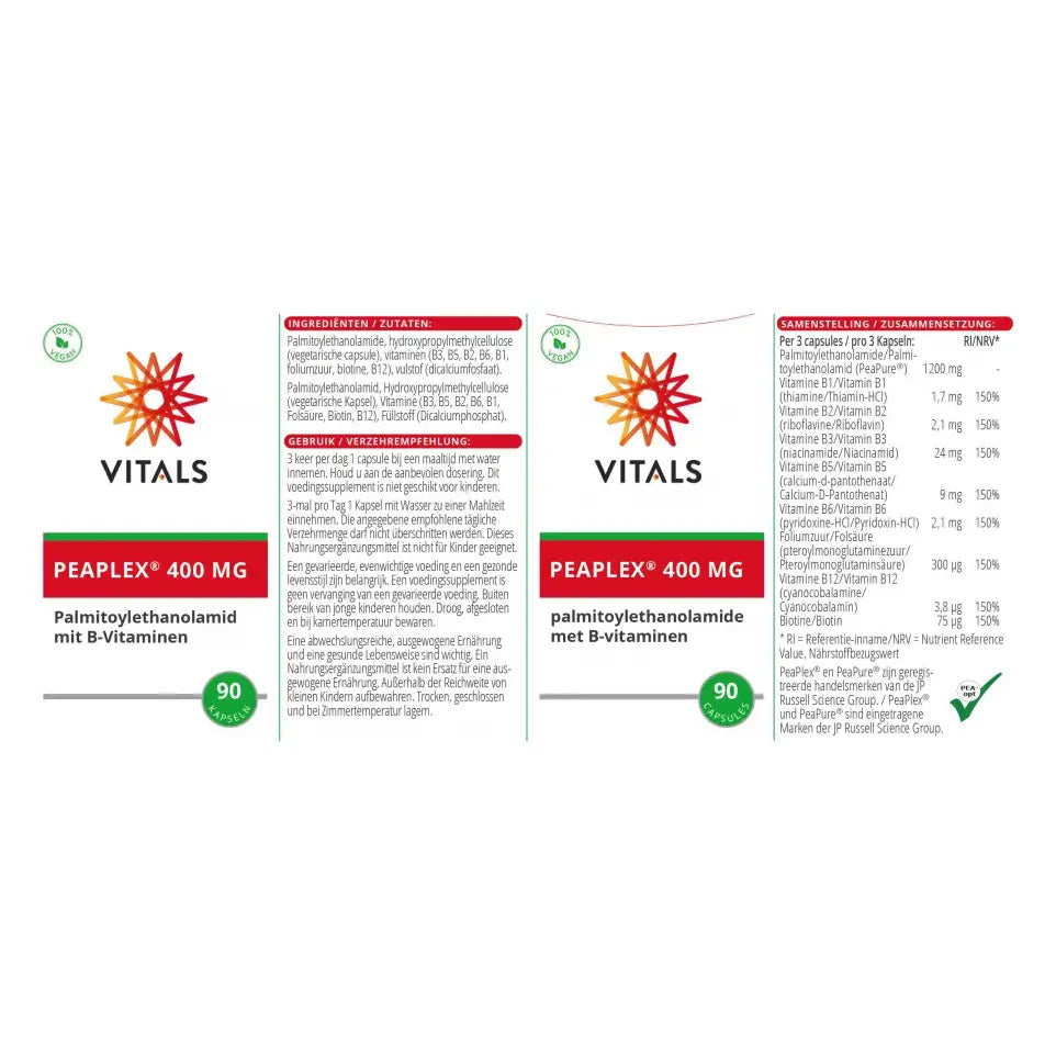 Vitals Peaplex 90 capsules