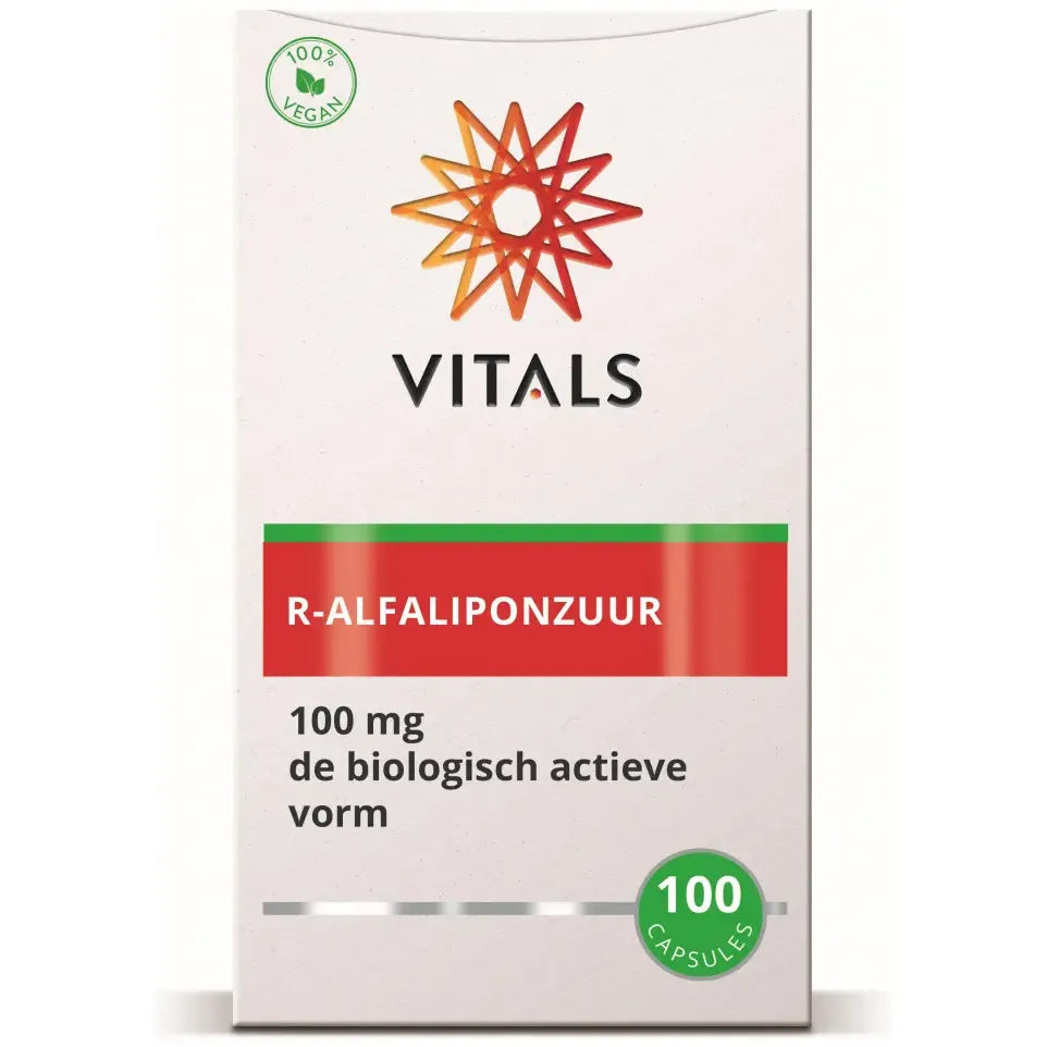 Vitals R-alfaliponzuur 100 capsules