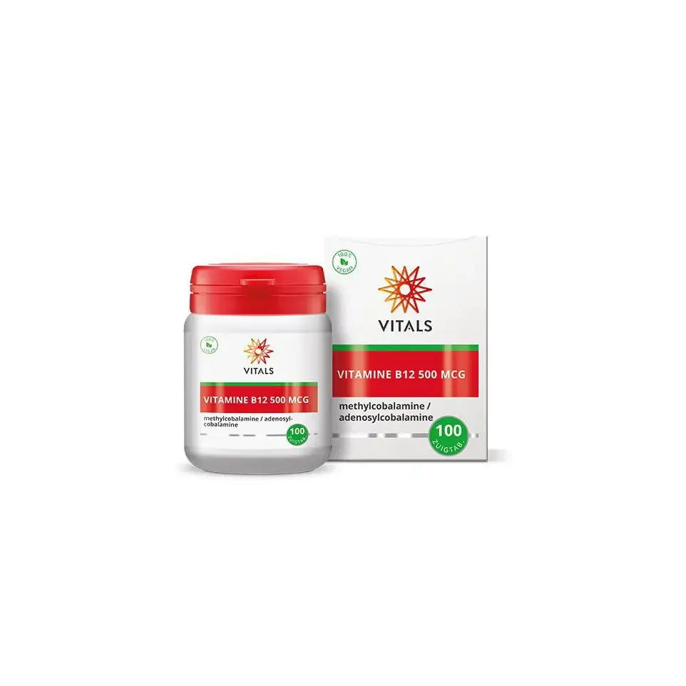 Vitals Vitamine B12 500 mcg 100 zuigtabletten
