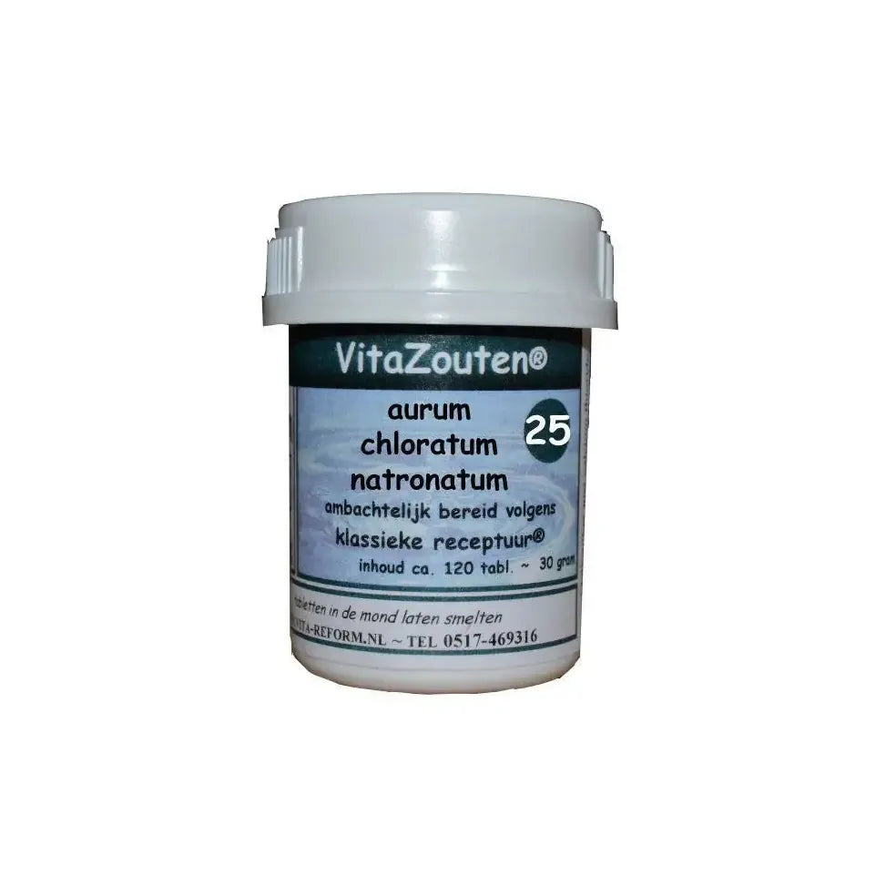 Vitazouten Aurum chlor. natronatum VitaZout Nr. 25 120 tabletten