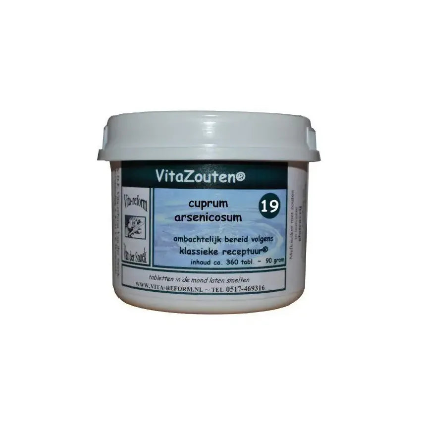 Vitazouten Cuprum arsenicosum VitaZout Nr. 19 360 tabletten