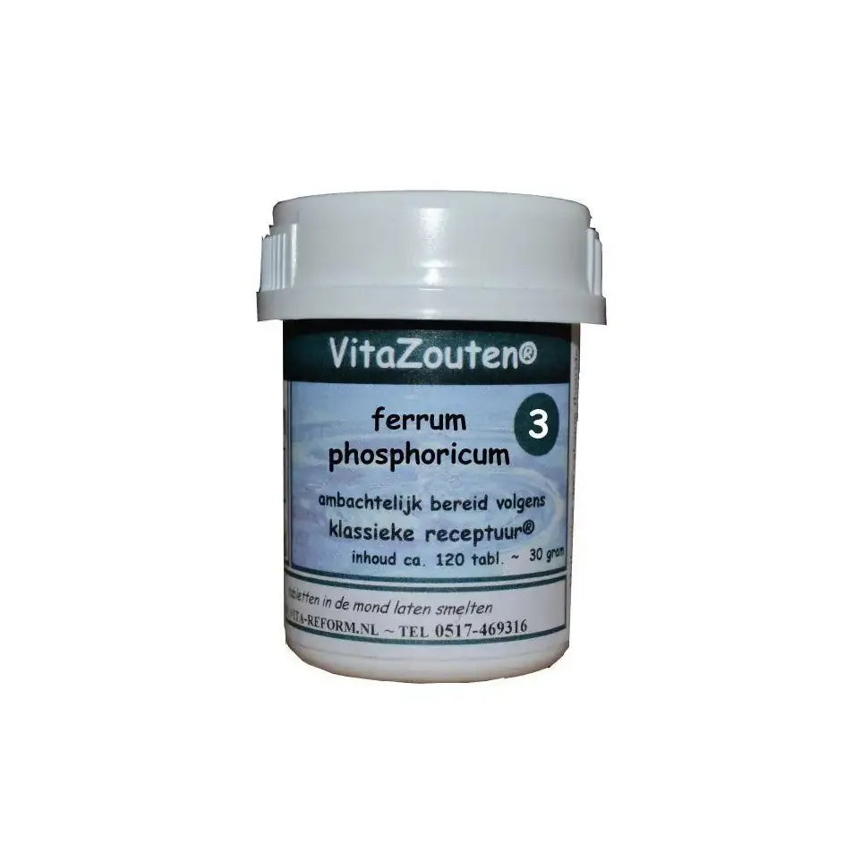 Vitazouten Ferrum phosphoricum VitaZout Nr. 03 120 tabletten