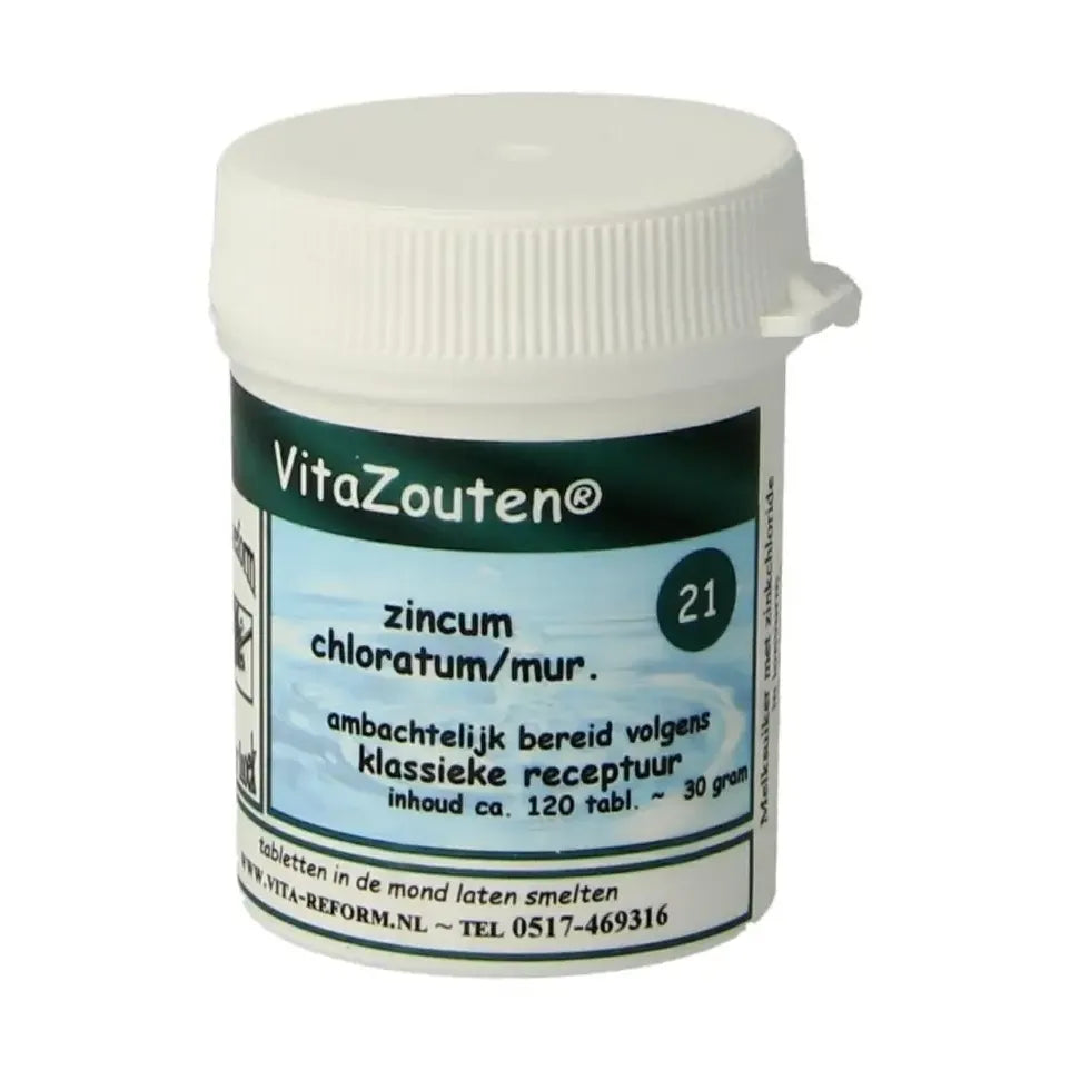 Vitazouten Zincum muriaticum VitaZout Nr. 21 120 tabletten