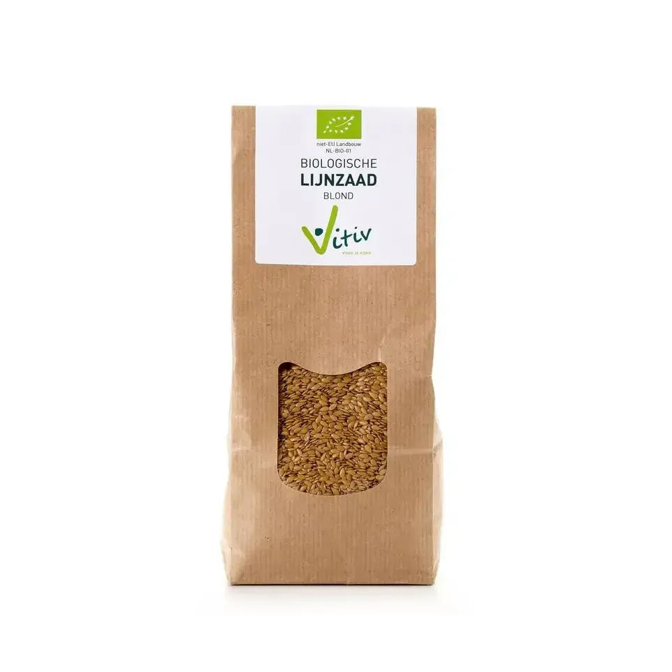 Vitiv Lijnzaad blond 500 gram