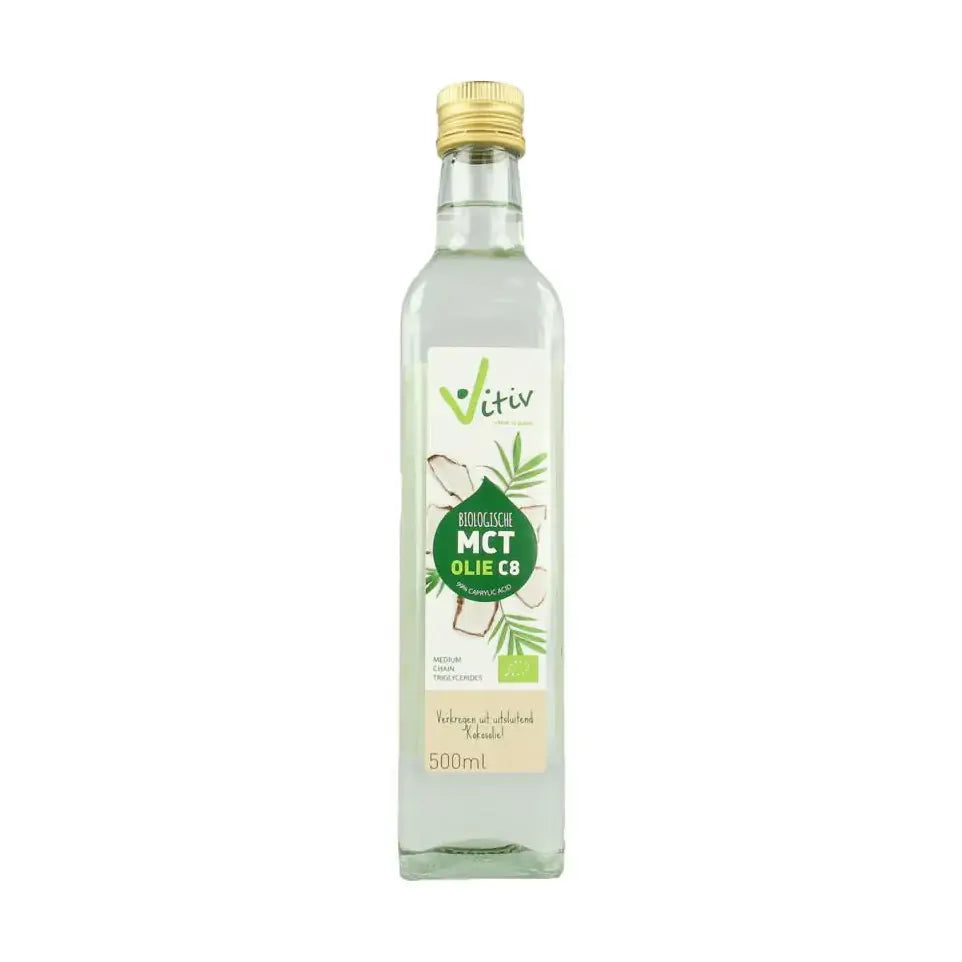 Vitiv mct olie c8 coconut pure 99% 500 ml