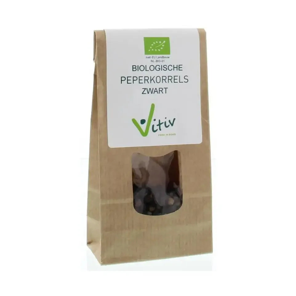 Vitiv Peperkorrels zwart 40 gram