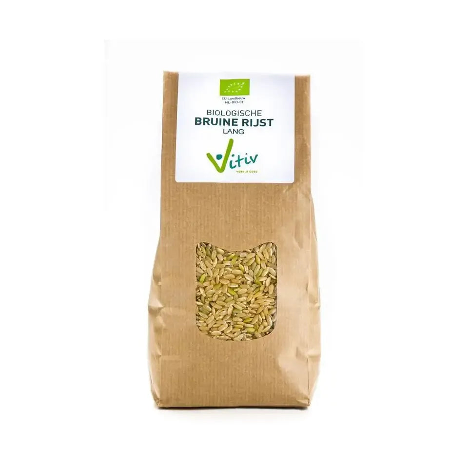 Vitiv Rijst bruin lang 1 kg