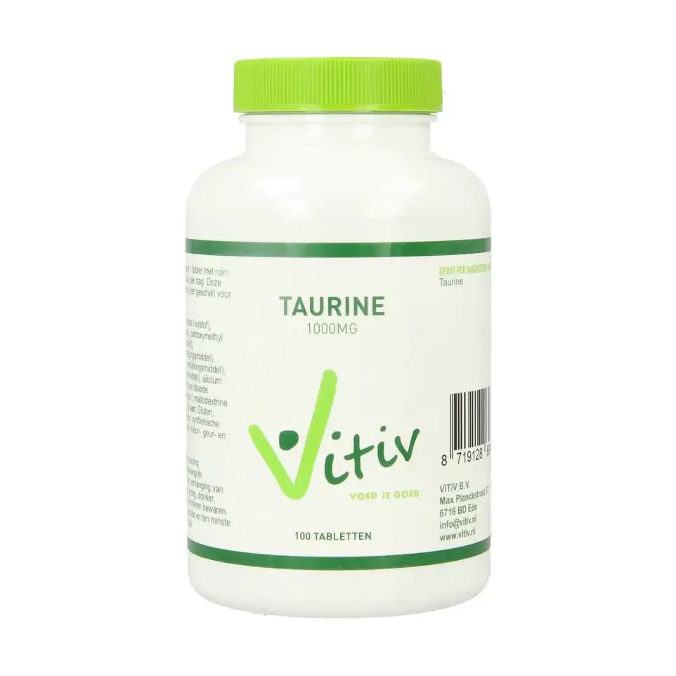 Vitiv Taurine 1000 mg 100 tabletten