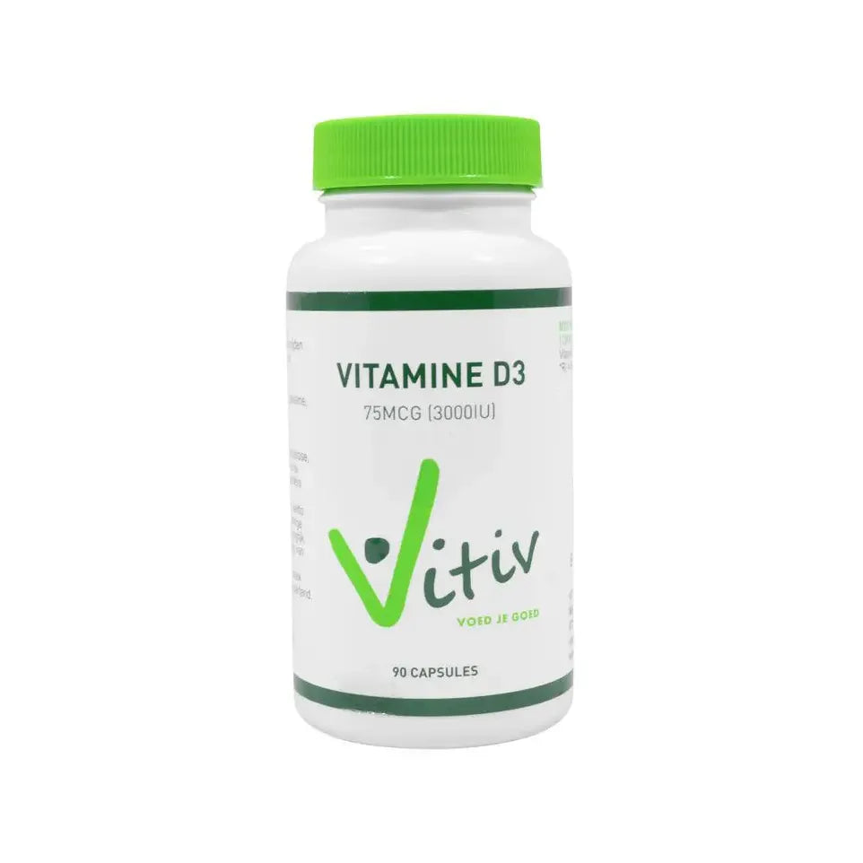 Vitiv Vitamine D3 75 mcg 90 softgels