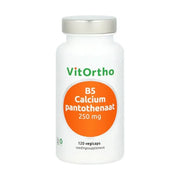 Vitortho B5 calcium pantothenaat 250 mg 120 vcaps