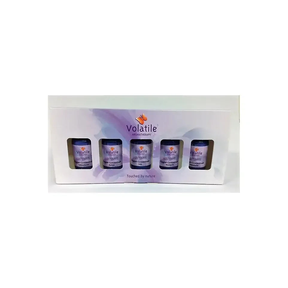 Volatile Cadeauverpakking sauna opgiet 5x30 ml