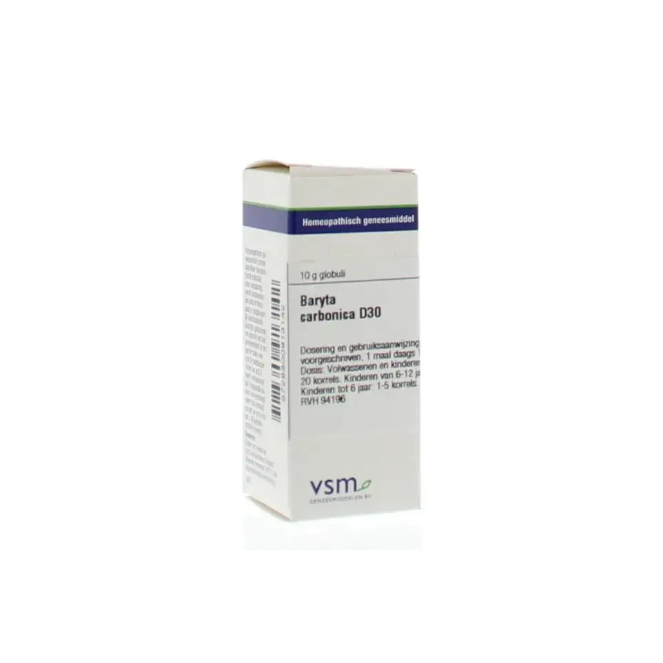 VSM Baryta carbonica D30 10 gram globuli