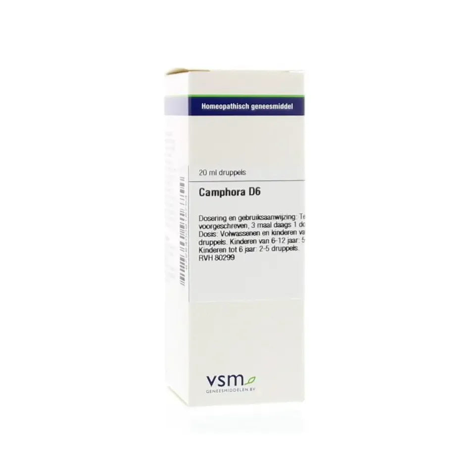 VSM Camphora D6 20 ml druppels