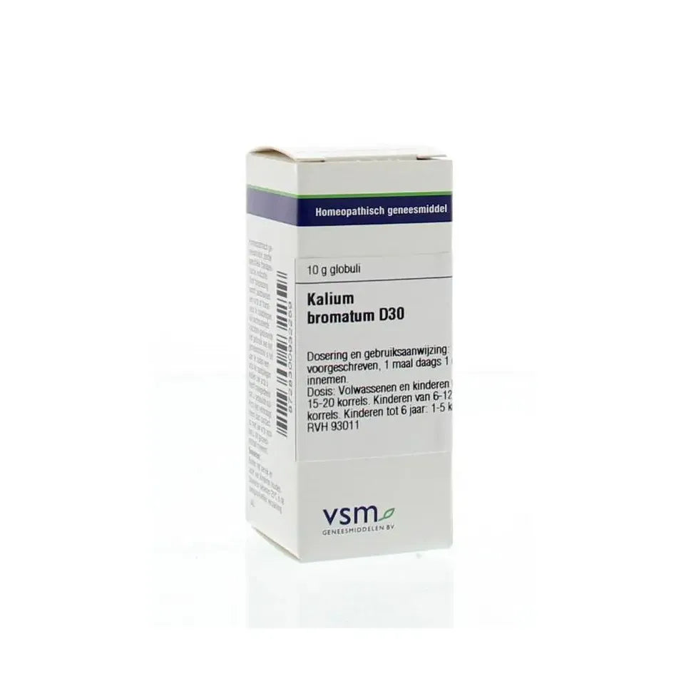 VSM Kalium bromatum D30 10 gram globuli
