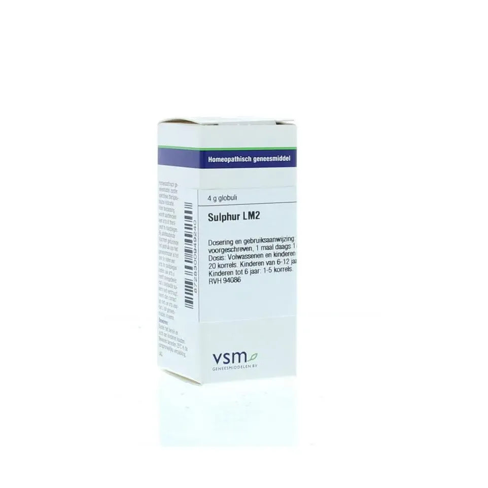 VSM Sulphur LM2 4 gram globuli