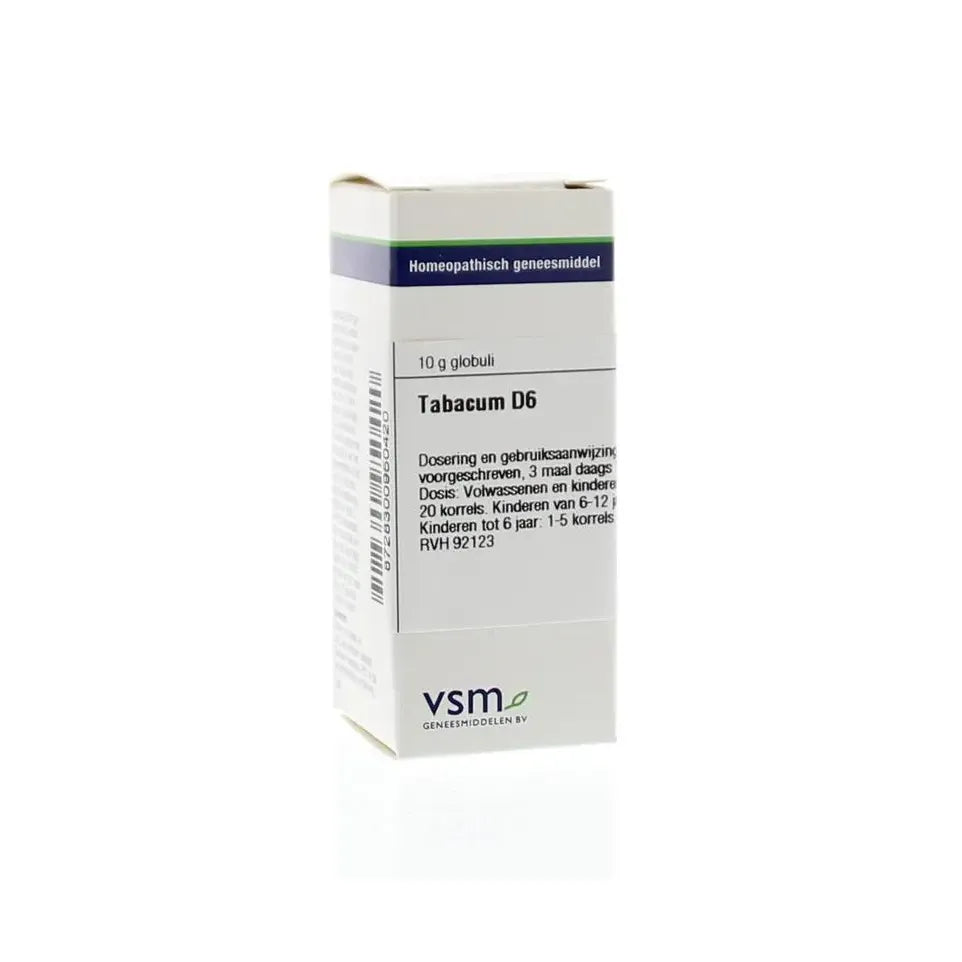 VSM Tabacum D6 10 gram globuli