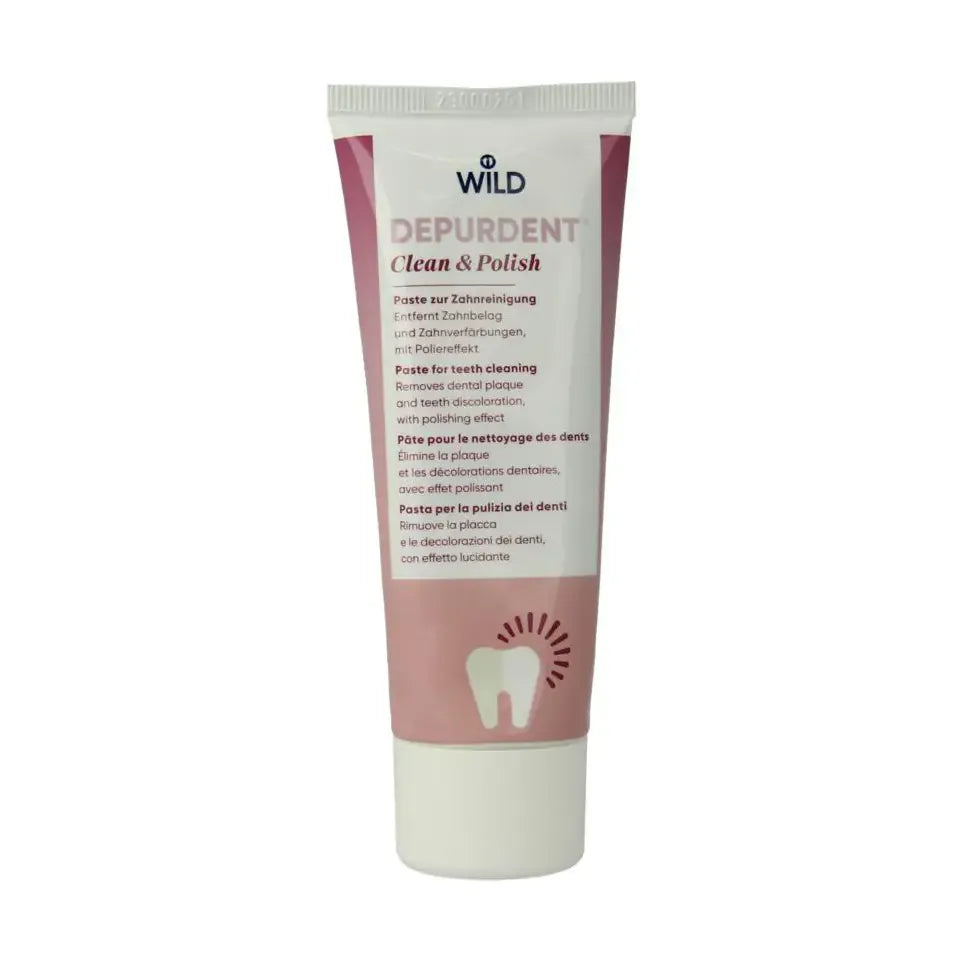 Wild Depurdent clean & polish whitening tandpasta 75 ml