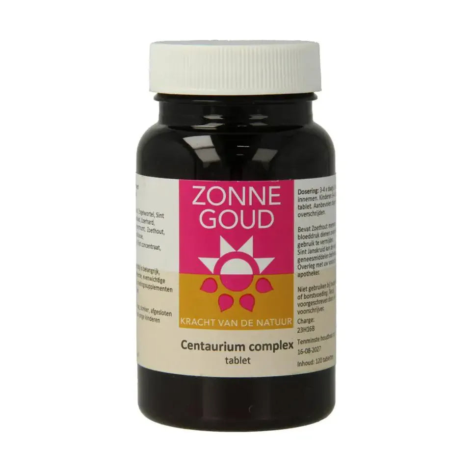 Zonnegoud Centaurium complex 120 tabletten