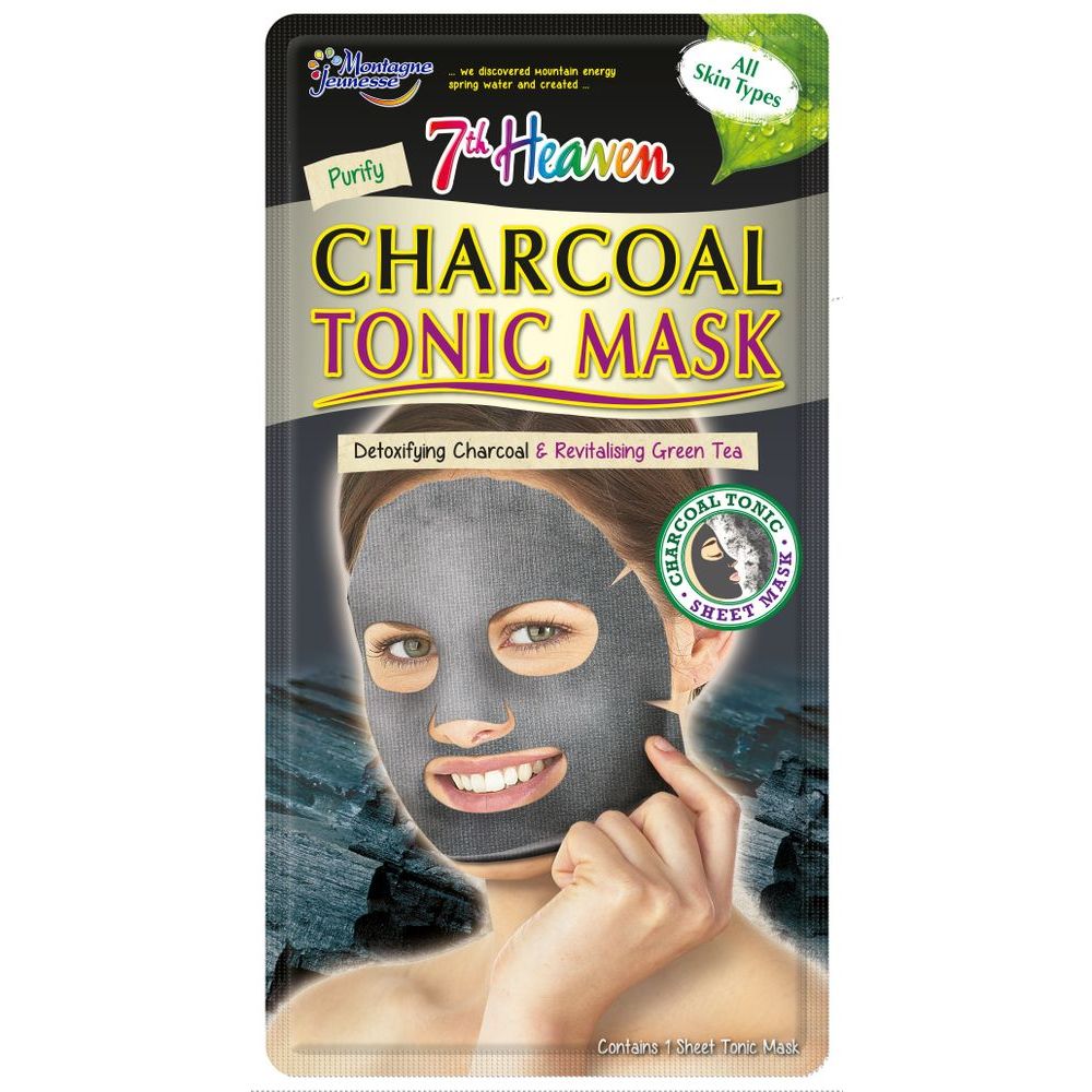 7th Heaven Charcoal Tonic Sheetmasker 1 st