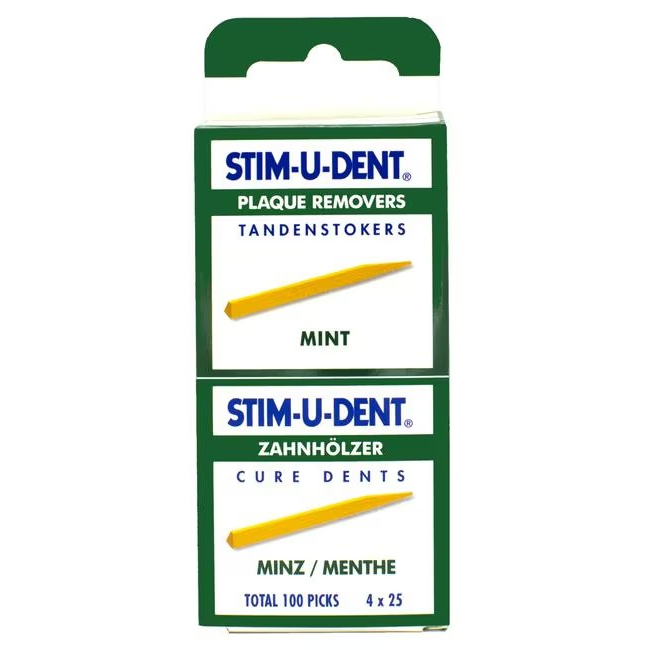 Stim-U-Dent Tanden Stokers Mint 100 stuks - Stimudent