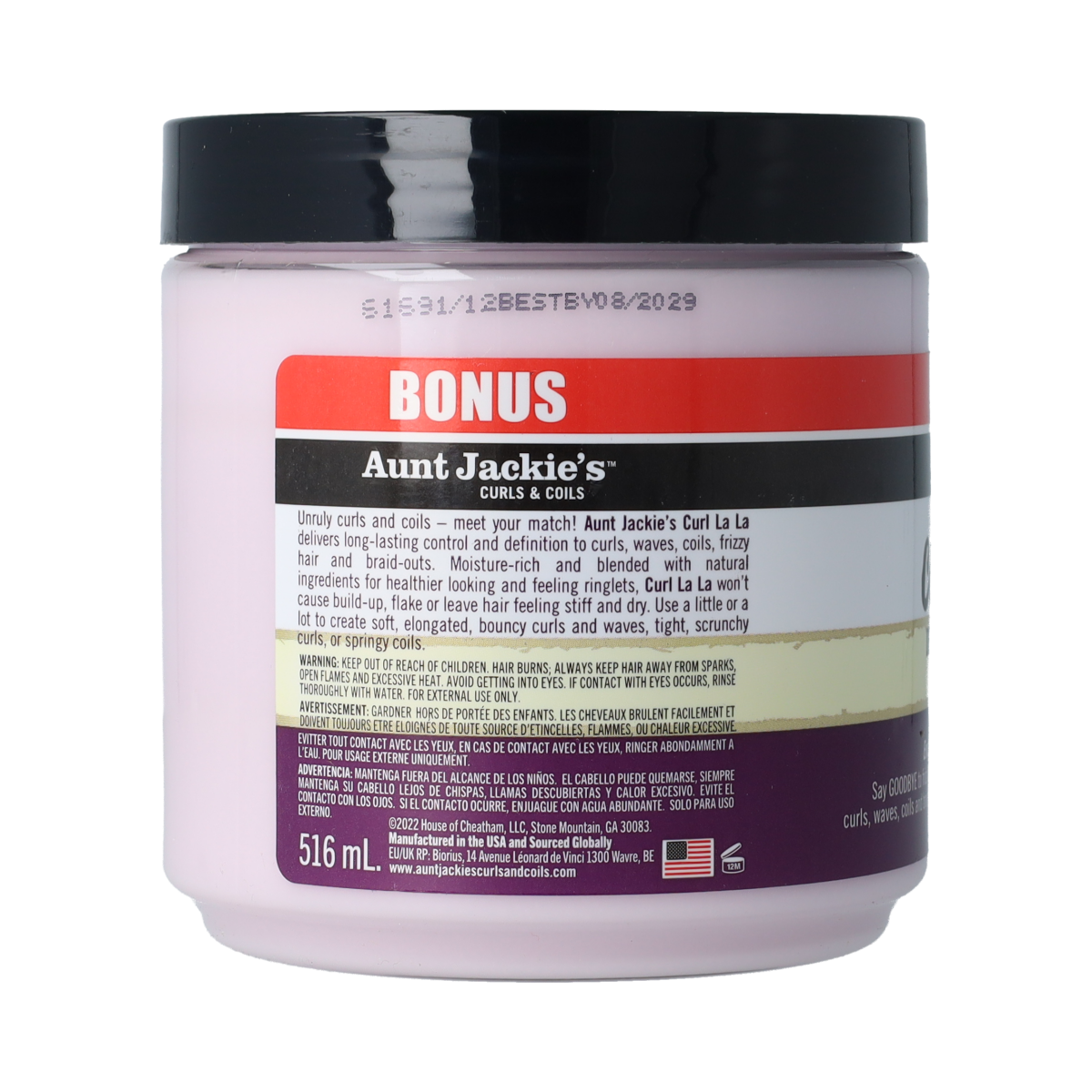 Aunt Jackies Curl lala custar 426 gram