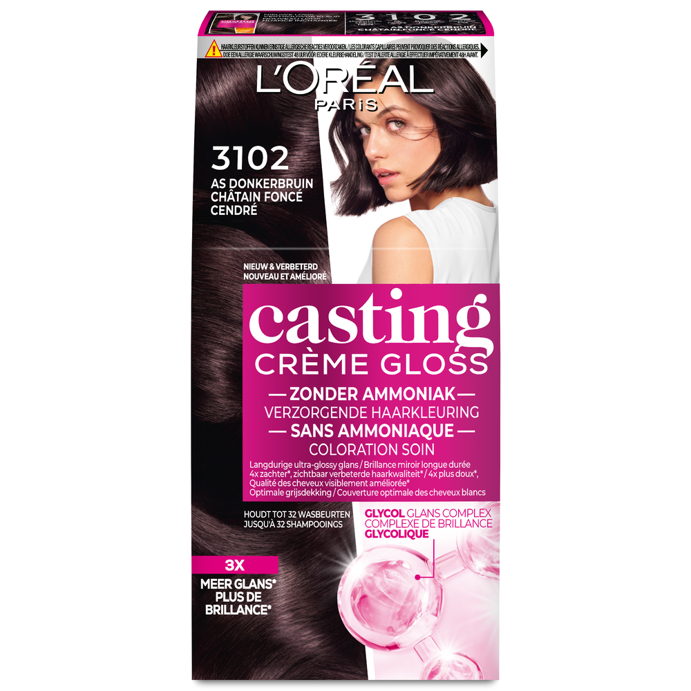 L'Oréal Paris Casting Creme Gloss 3102 As Donkerbruin - Loreal