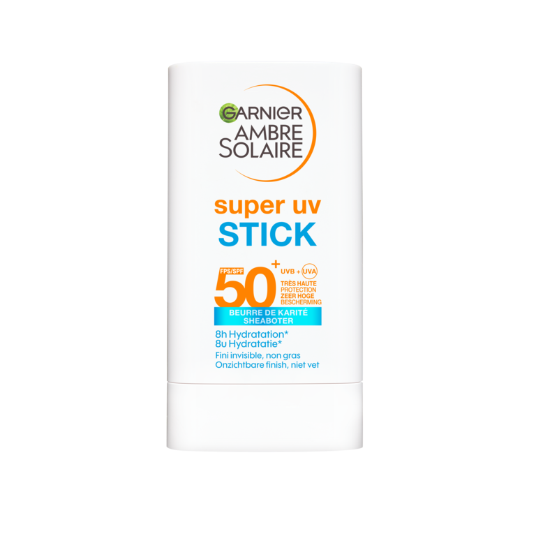Garnier Ambre Solaire Super UV Invisible Zonnebrandstick Spf 50+ 18 gram