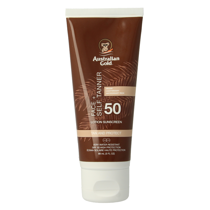 Australian Gold Face met selftanner SPF50 88 ml (afbeelding 2)