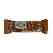 Taste Of Nature Dark chocolate peanut caramel 40 gram