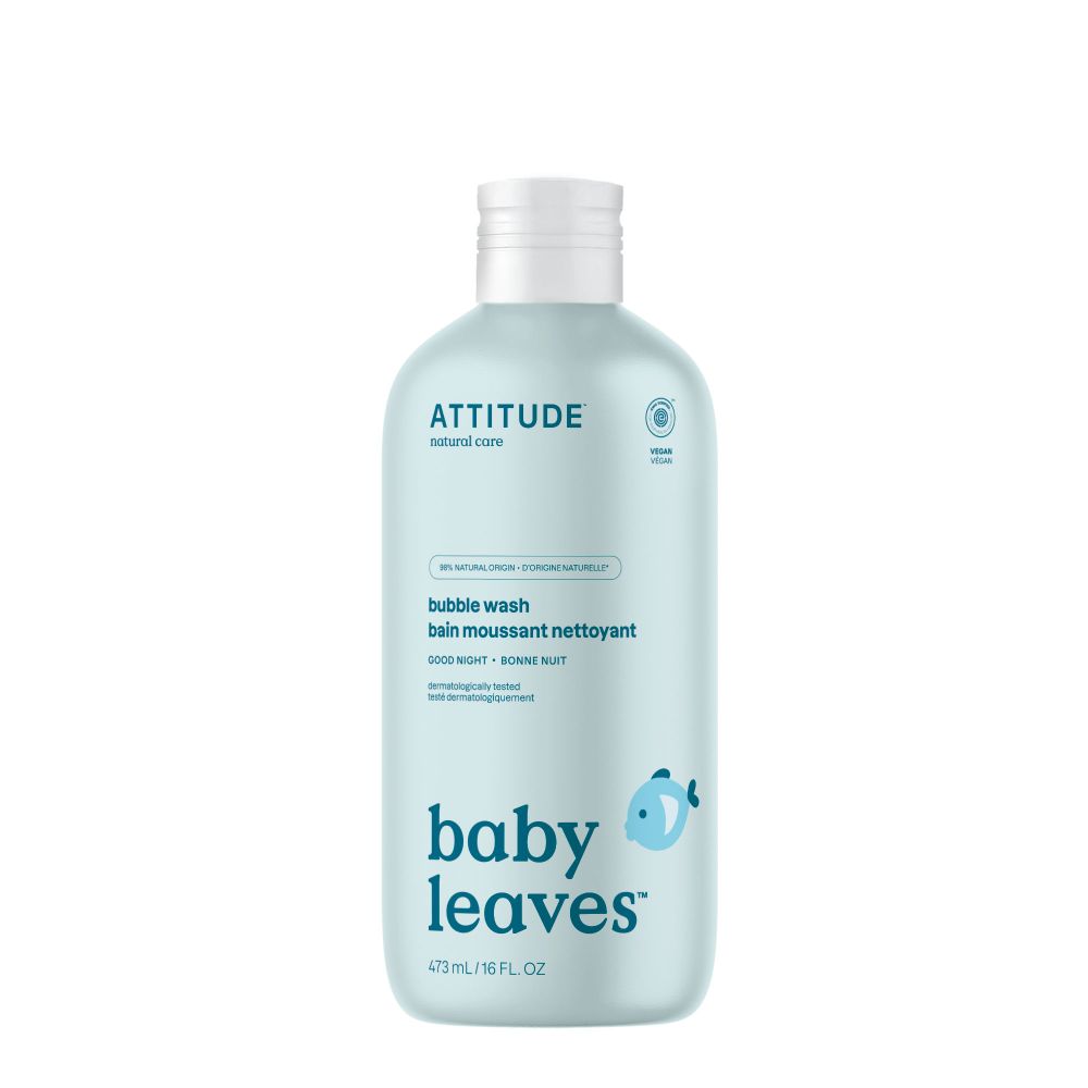 Attitude Baby Leaves Bubbel Zeep Good Night 473 ml