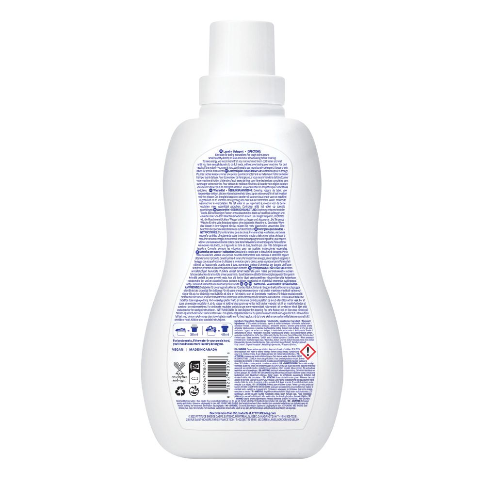Attitude Nature+ Wasmiddel Wildflowers 1040 ml