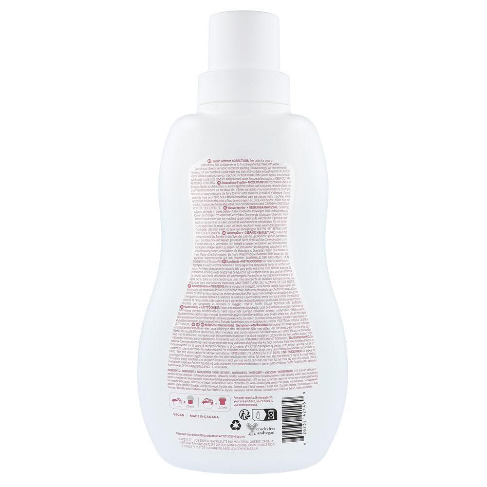 Attitude Baby Leaves Ecologische Wasverzachter Little Ones Parfumvrij 1040 ml