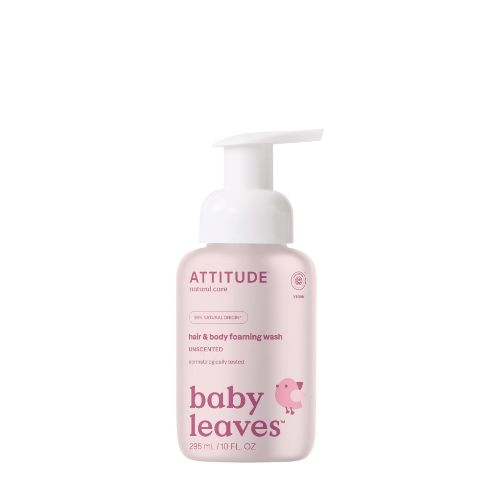 Attitude Baby leaves 2 in 1 haar & body parfumvrij 295 ml