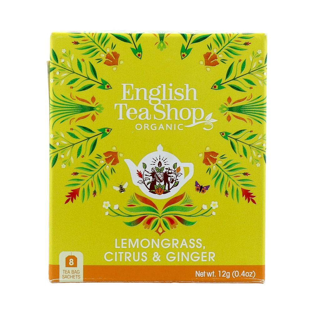 Lemongrass, Ginger & Citrus Bio 8 zakjes - English Teashop