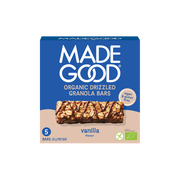MadeGood Chocolate Drizzled Granola Bars Vanilla Flavor Bio 5 stuks