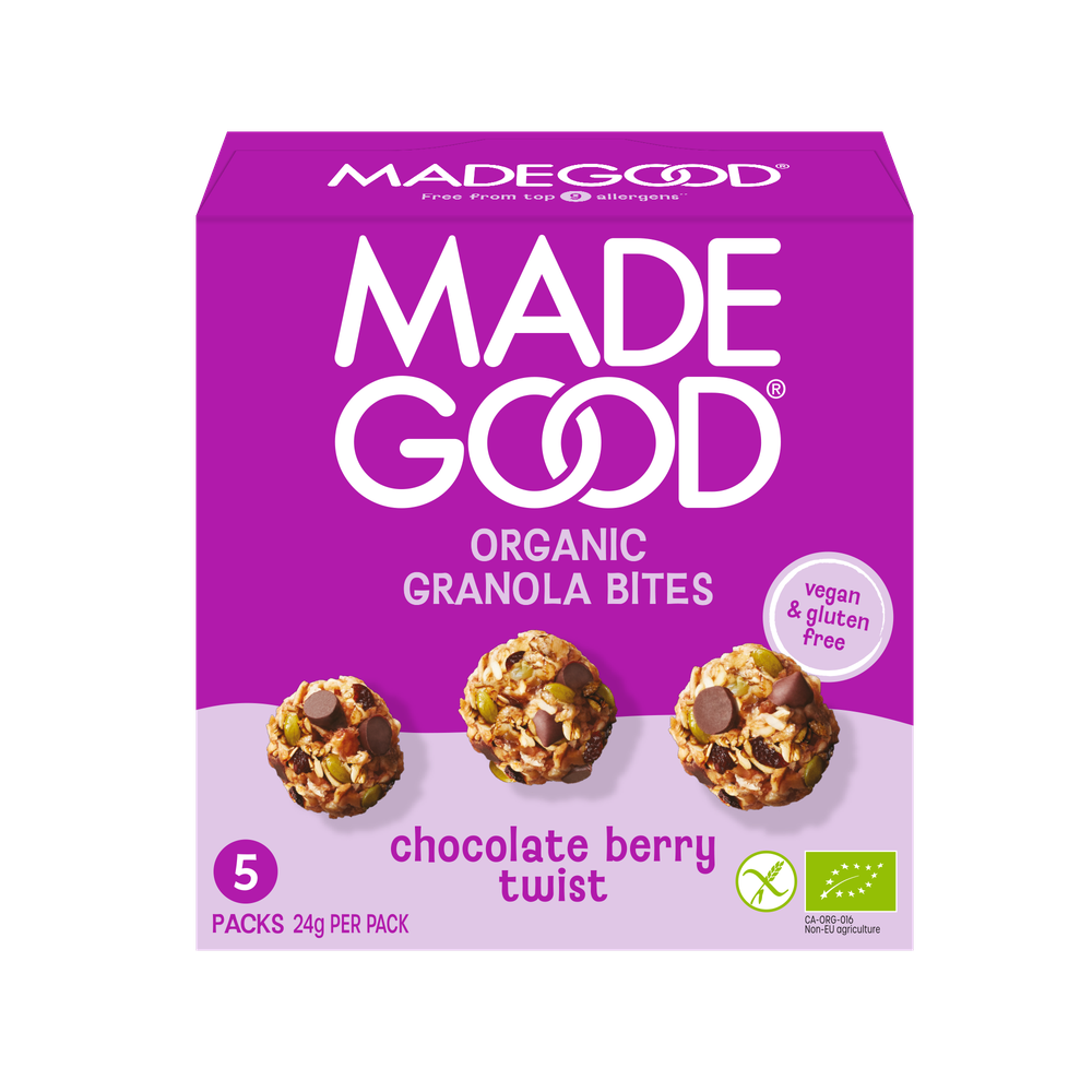 MadeGood Granola Bites Chocolate Berry Twist Bio 5 stuks