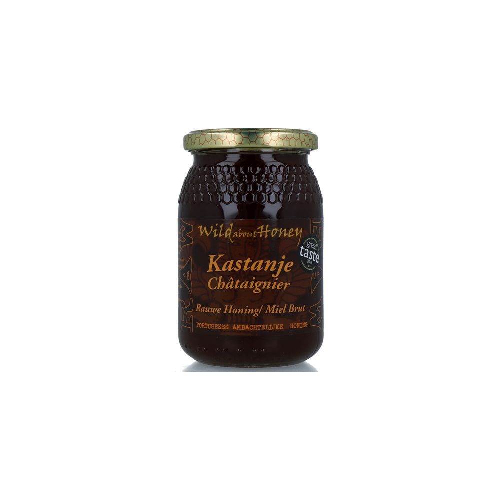 Wild About Honey Rauwe Kastanje Honing 500 gr