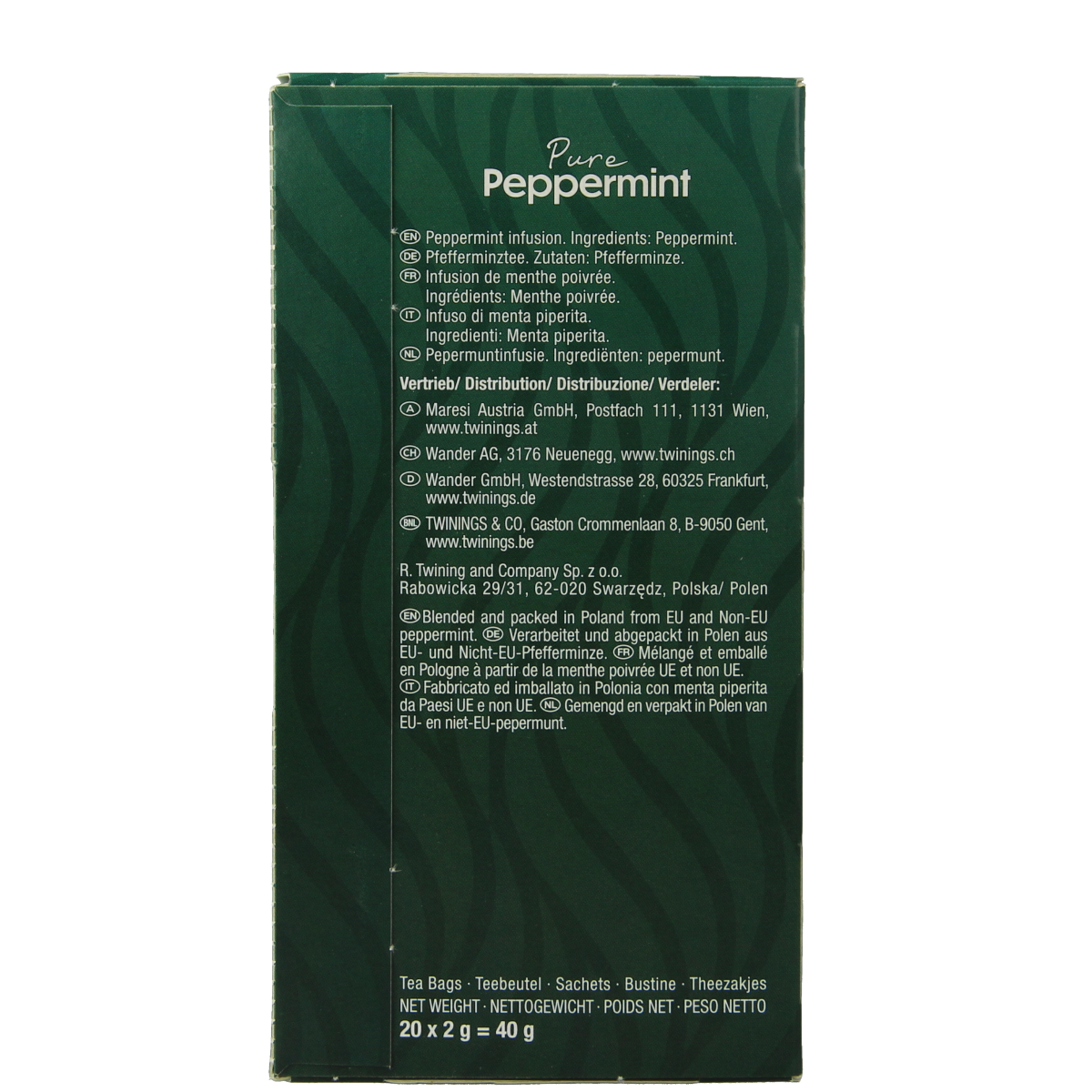 Twinings infusions peppermint 20 stuks