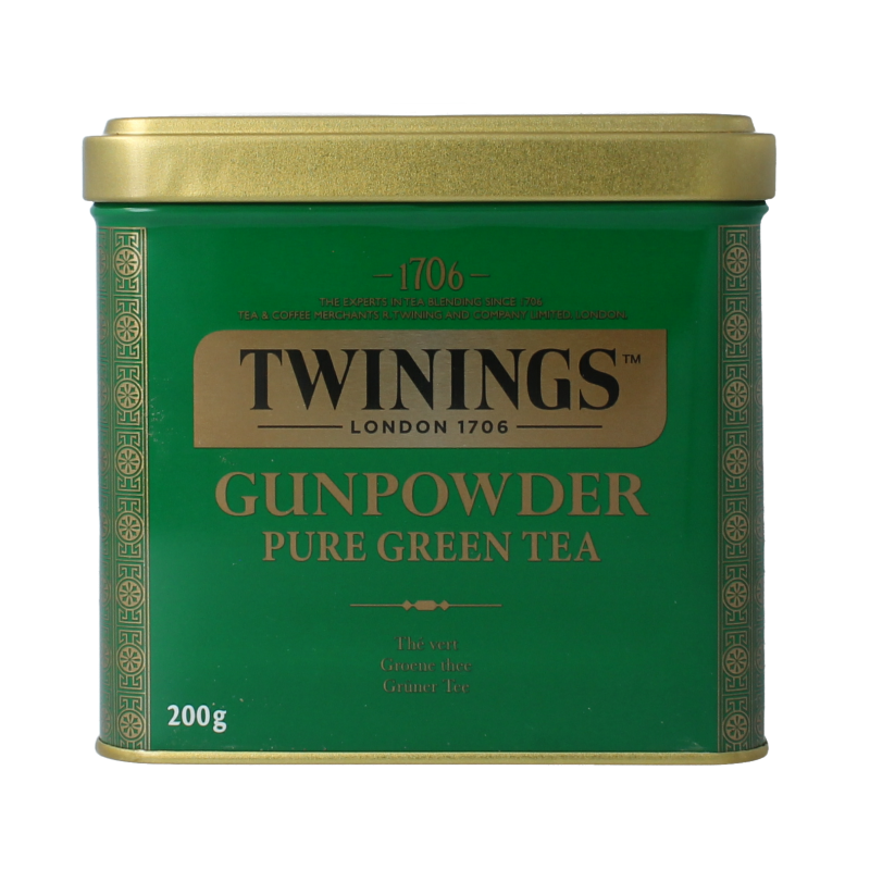 Twinings Gunpowder blik natural 200 gram