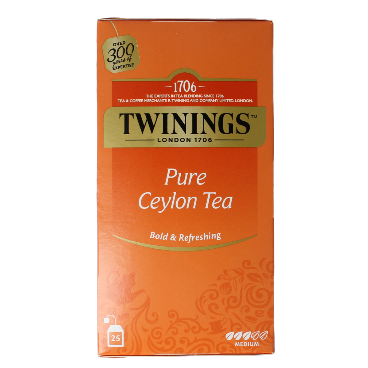 Twinings Pure ceylon tea 25 stuks