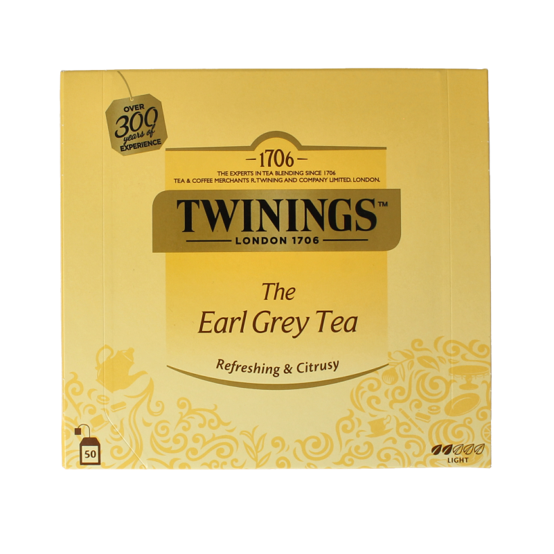 Twinings Earl grey envelop 50 stuks
