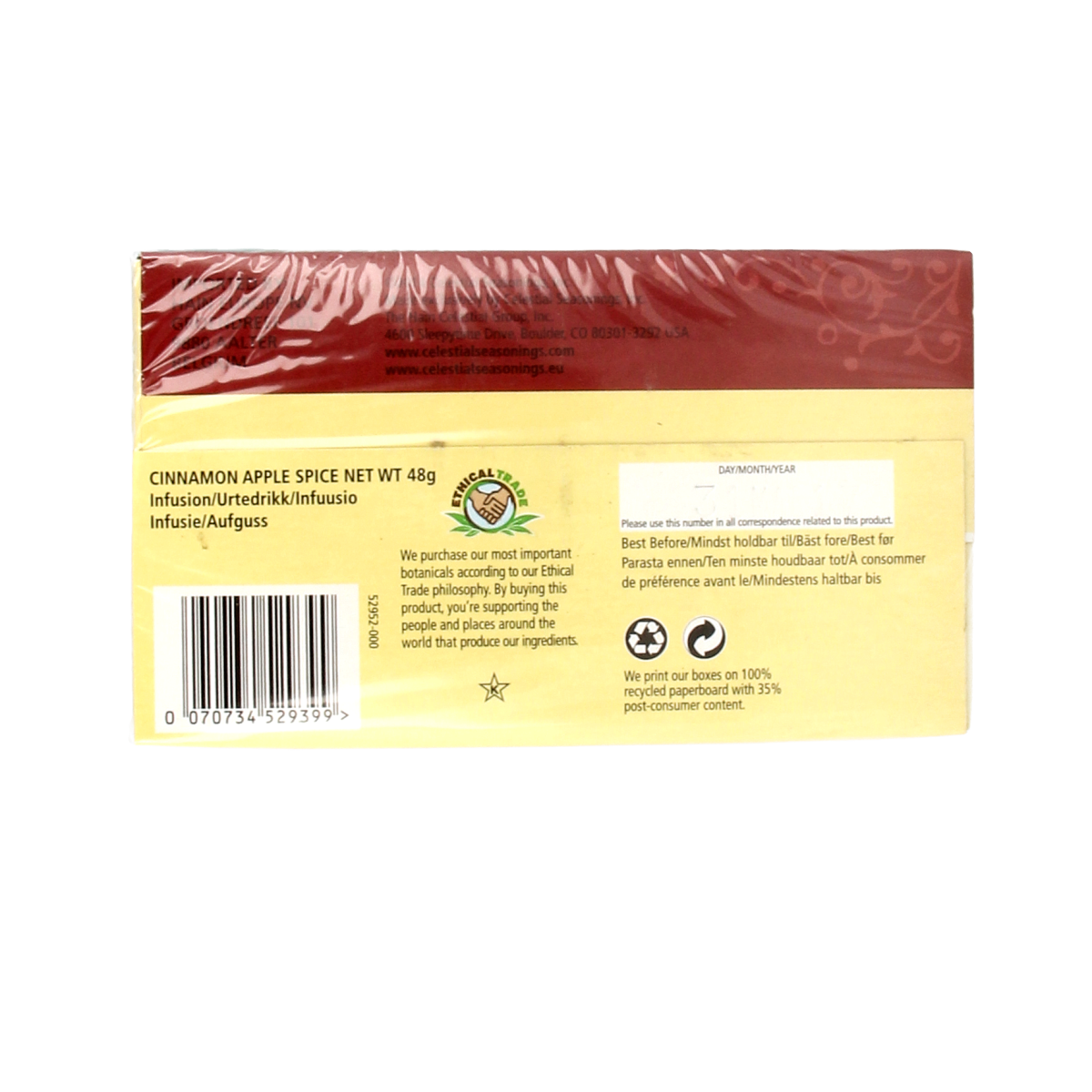 Celestial Season Cinnamon apple spice herbal tea 20 zakjes