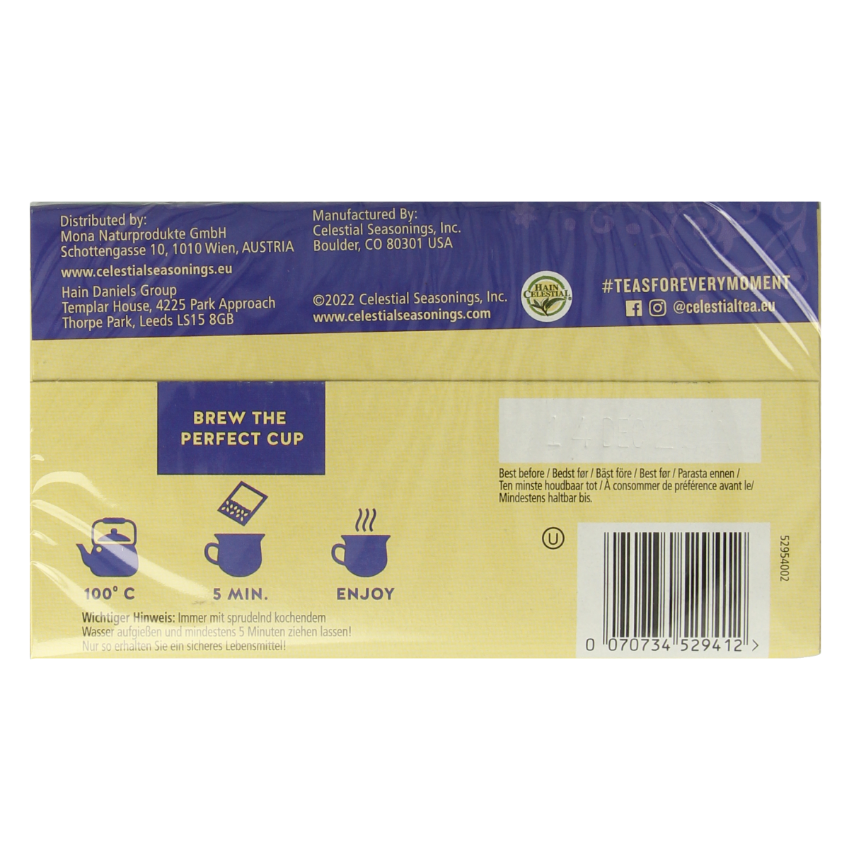 Celestial Season True blueberry herb tea 20 zakjes