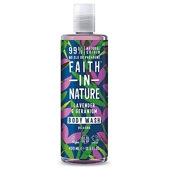 Faith In Nature Bodywash Lavendel & Geranium 400 ml