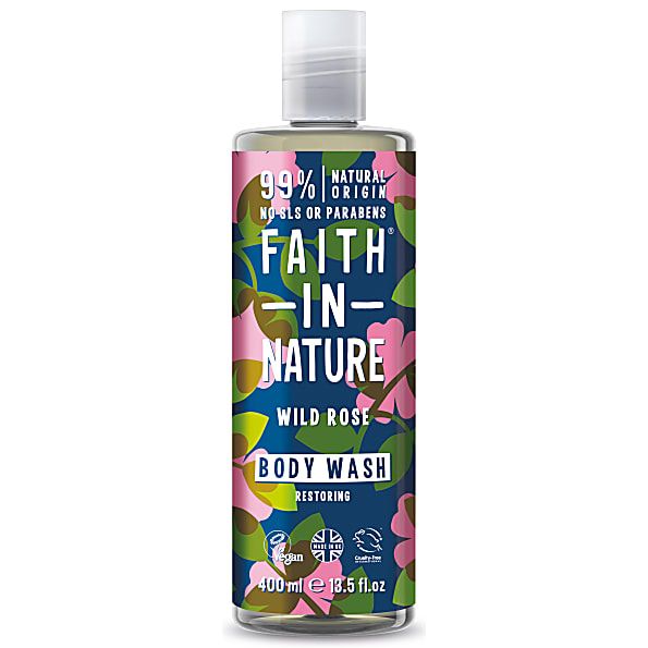 Faith In Nature Bodywash Wild Rose 400 ml